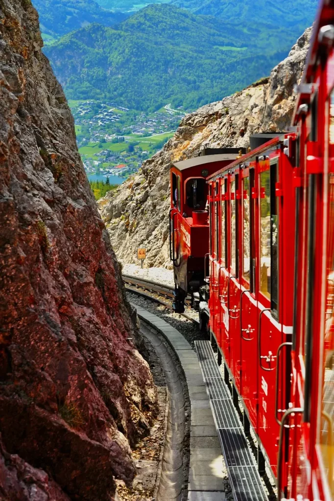 夏日限定|奧地利旅遊 st. wolfgang cogwheel train